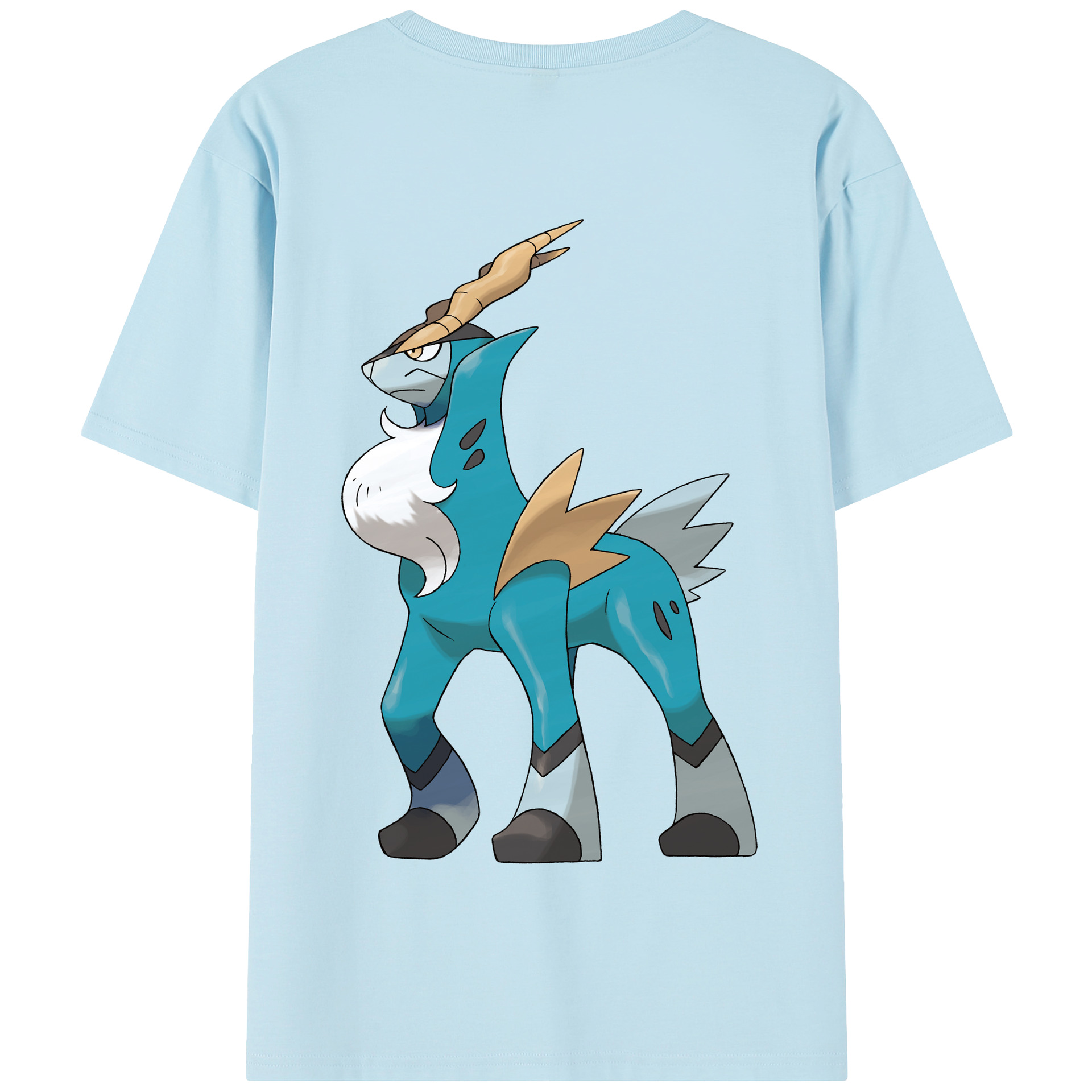 （画像用） ポケットモンスター Pokémon 綿100％半袖Tシャツ（背面プリント）